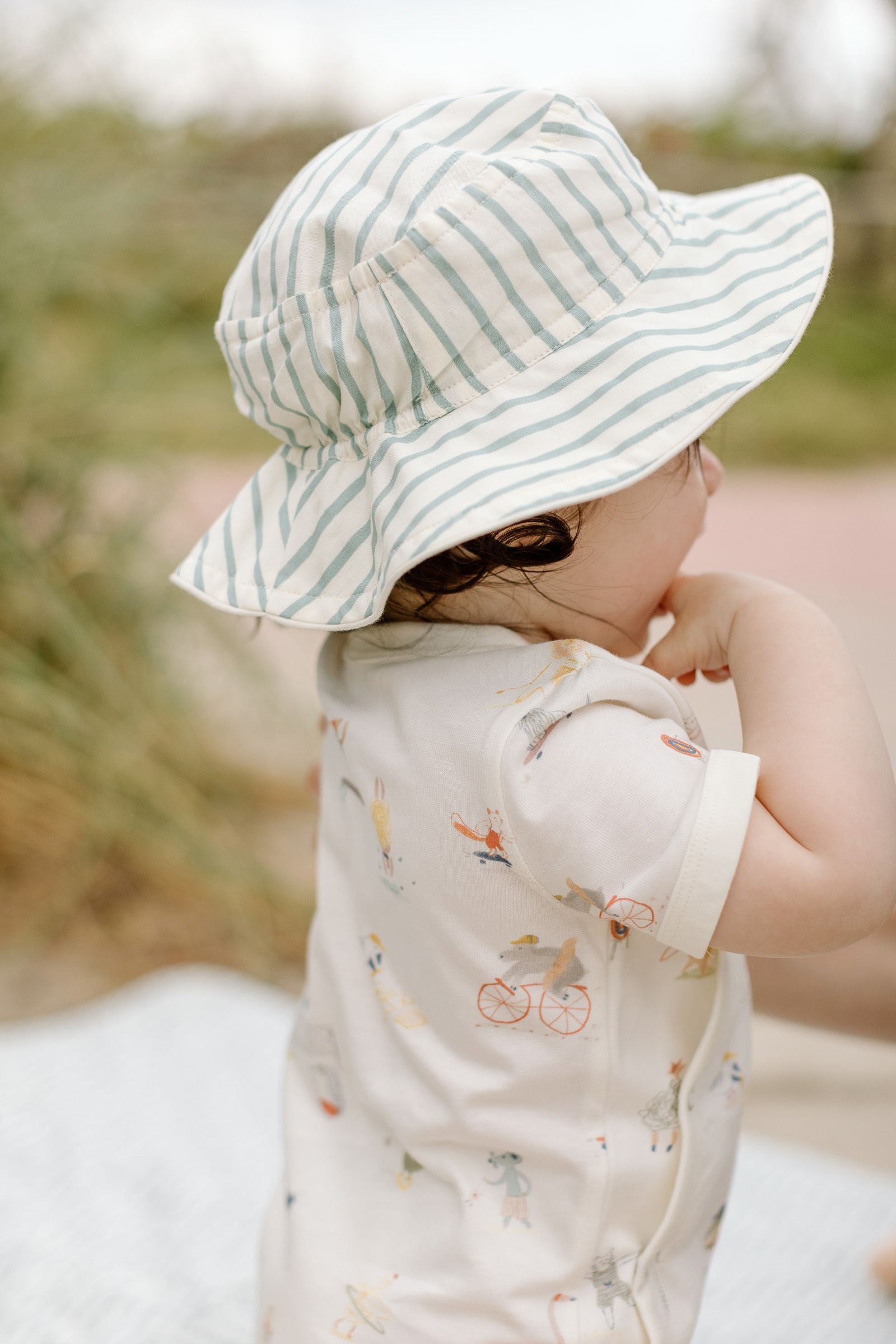 Pehr-Short Sleeve Kimono Romper-Jungle Gym-3