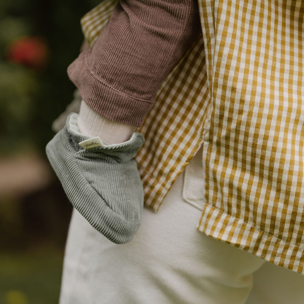 Pehr-Corduroy Bootie-Sage-2