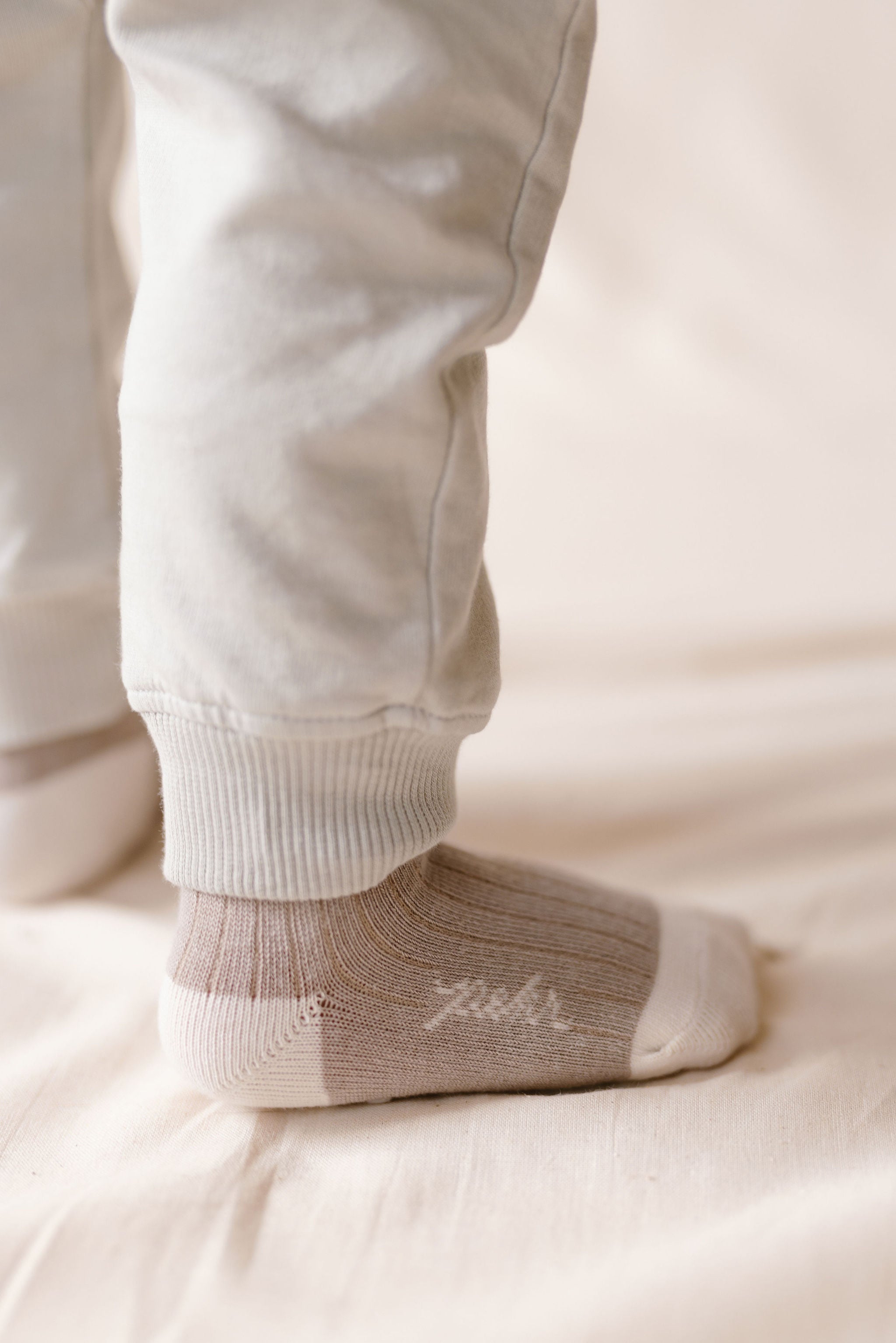 Pehr-Kids Crew Socks 3 - Pack-Light Mushroom Set-2