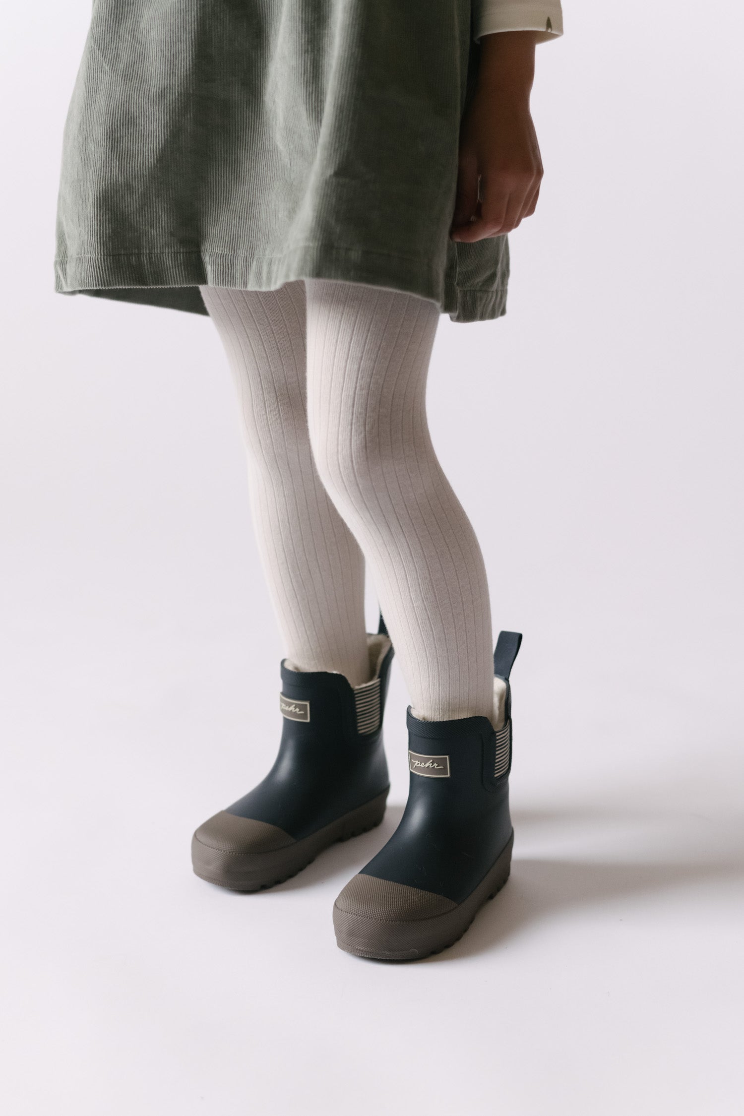Pehr-Kids Ribbed Tights-Natural-2