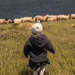 Pehr-Toddler Wool Knit Hat-Natural - Sage-3