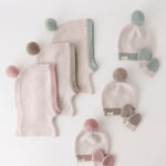 Pehr-Toddler Wool Knit Hat-Natural - Sage-5