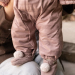 Pehr-Wool Knit Pom Pom Bootie-Rose-3