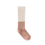Pehr-Kids Knee Length Socks-Blossom w Natural-1