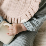 Pehr-Muslin Gauze Ruffle Bib Set of 2 - Fawn & Sienna - Baby - 5