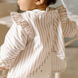 Pehr-Ruffle Smock-Stripes Away Rose Pink-3