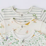 Pehr- Long Sleeve Kimono One Piece- Duck Duck Goose-6