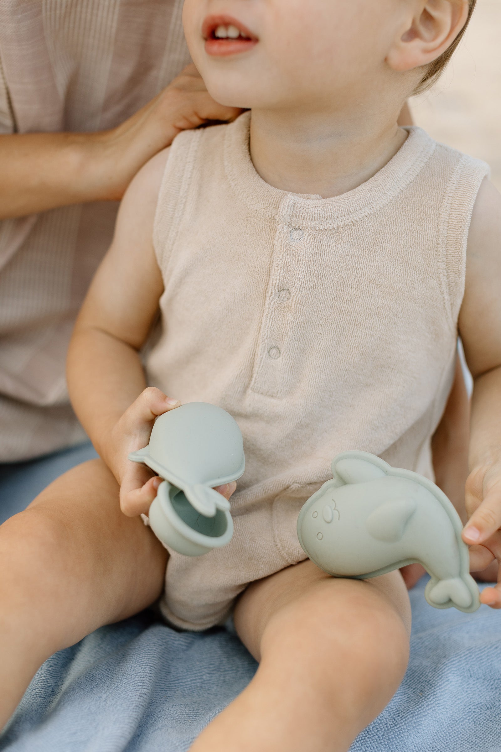 Pehr-Classic Terry Pocket One-Piece-Sand-3