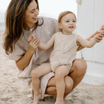 Pehr-Classic Terry Pocket One-Piece-Sand-4