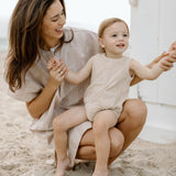 Pehr-Classic Terry Pocket One-Piece-Sand-4