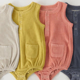 Pehr-Classic Terry Pocket One-Piece-Citrus-2