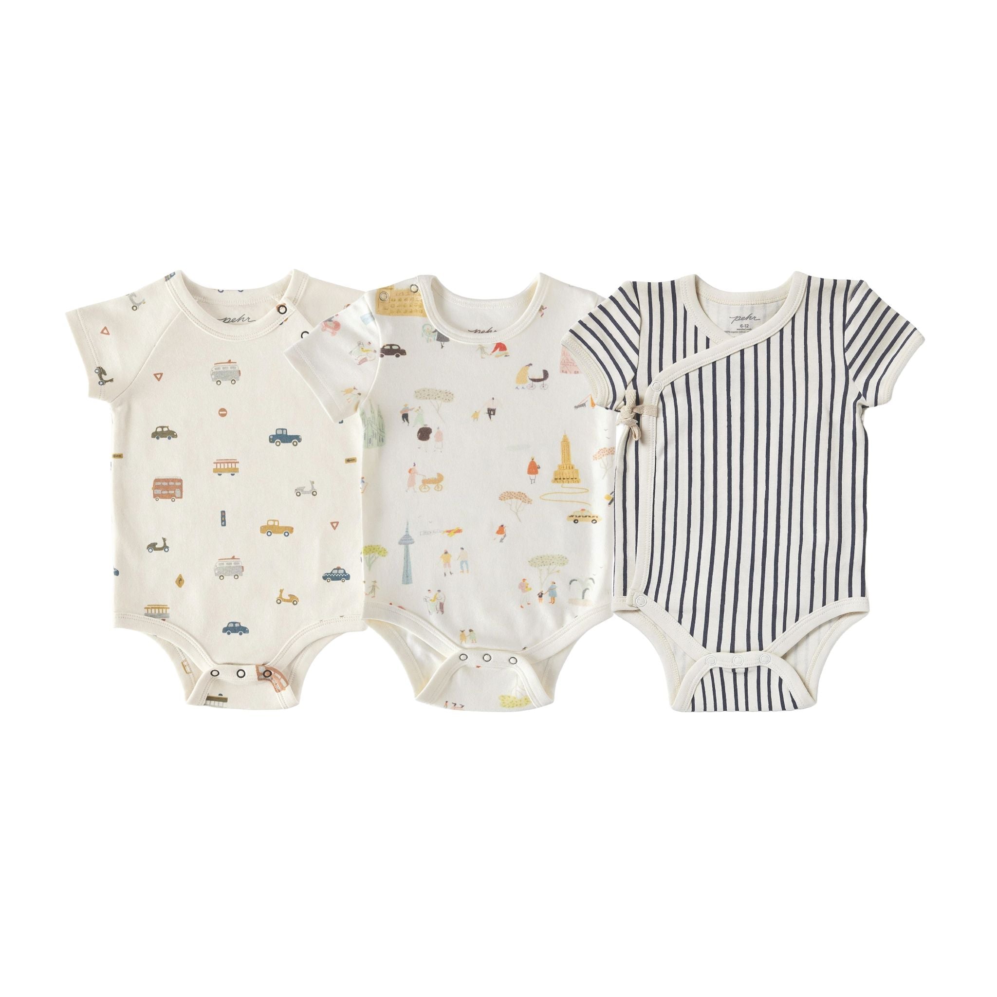 Short-Sleeve One-Piece 3 - Pack – Pehr