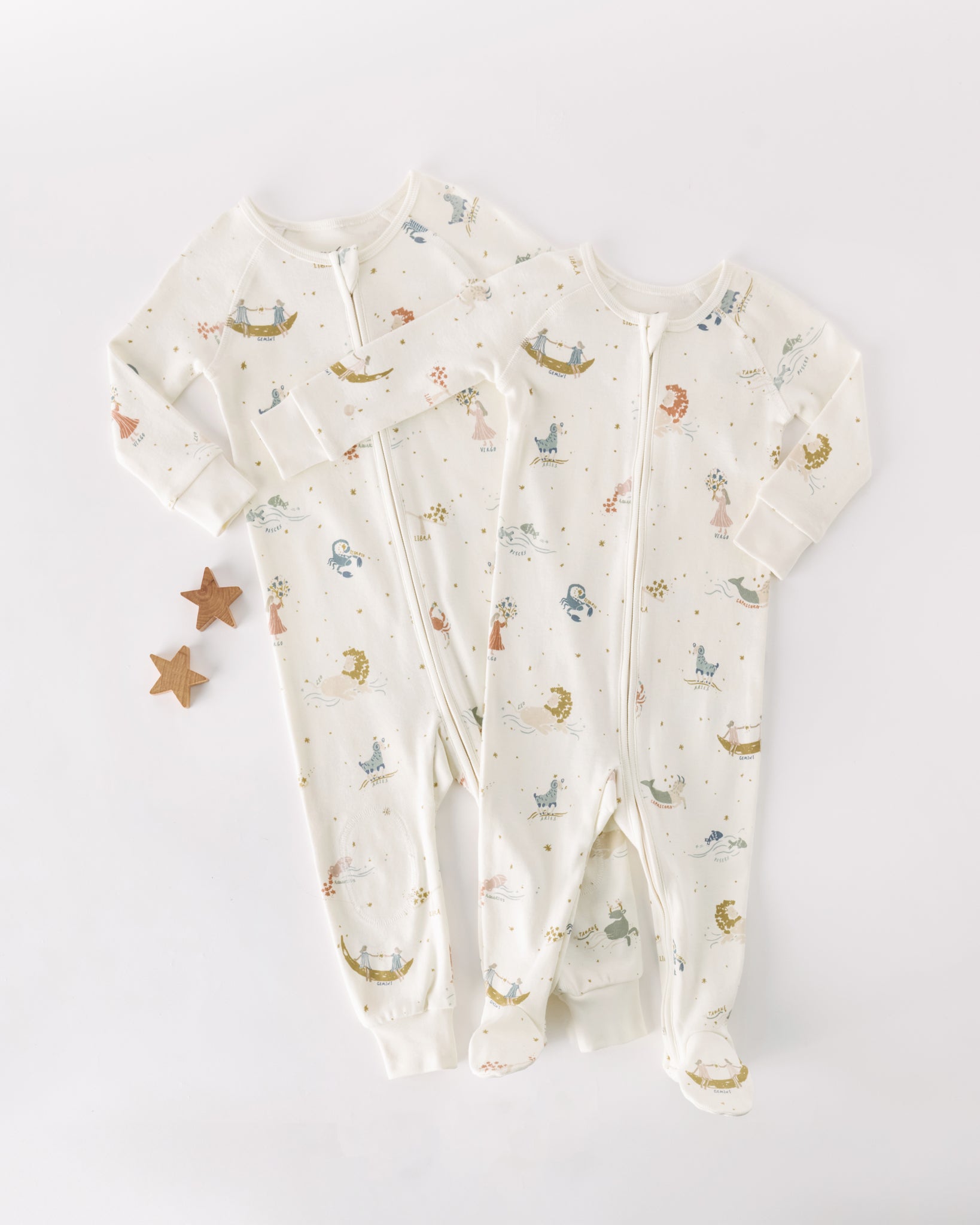 Pehr-Ribbed Baby Sleeper - Zodiac- 7