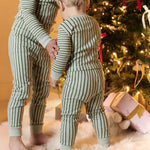 Pehr-Ribbed Toddler Pajama-Stripes Away Evergreen-7