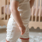 Pehr-Pointelle Short Sleeve Toddler Pajama-Natural-4