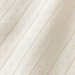 Pehr-Pointelle Short Sleeve Baby Sleeper-Natural-4