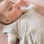 Pehr-Pointelle Short Sleeve Baby Sleeper-Natural-7