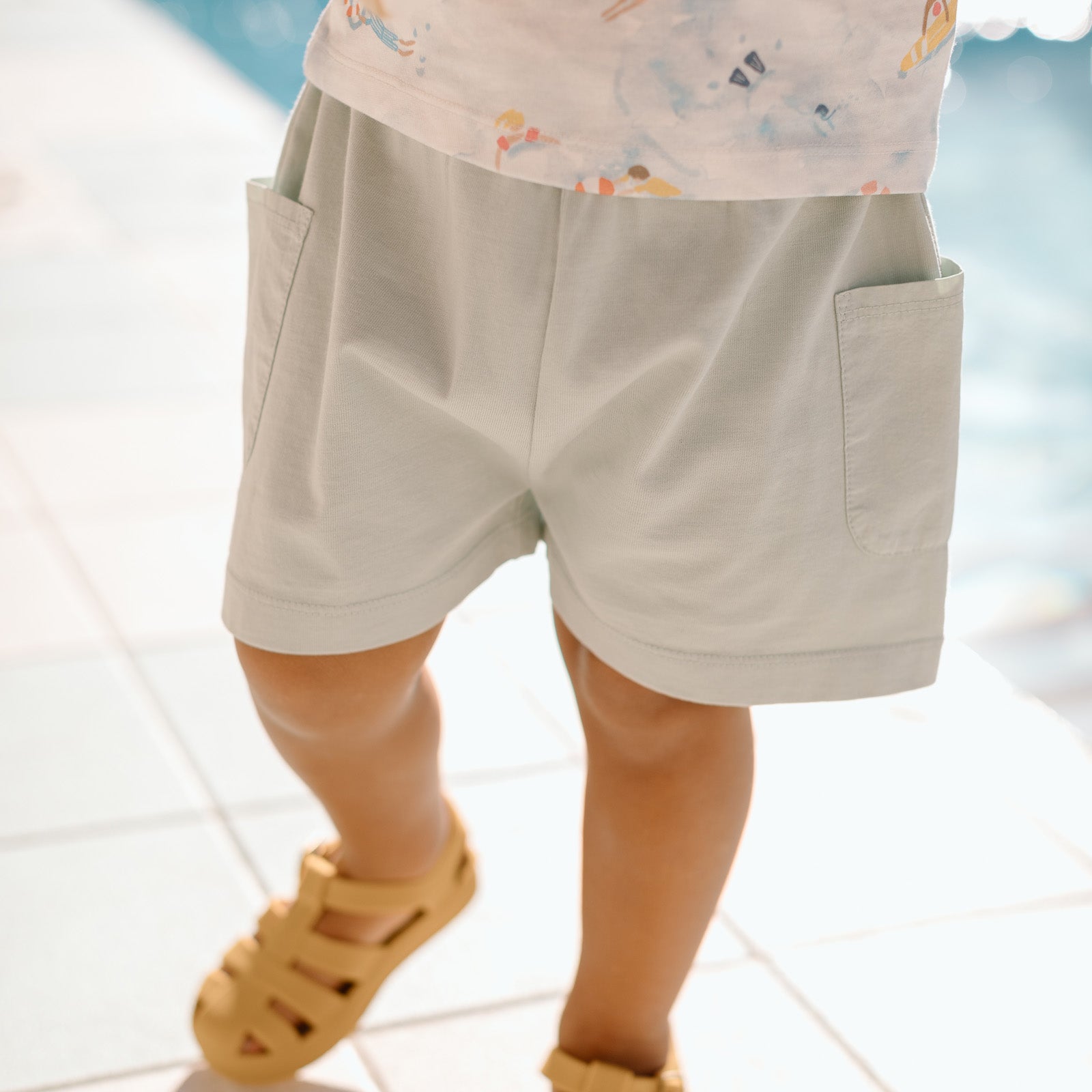 Pehr Garment Dye Short-Soft Sea-3