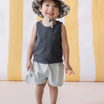 Pehr Garment Dye Short-Soft Sea-4