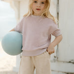 Pehr-Classic Terry Board Short-Sand-Toddler-2