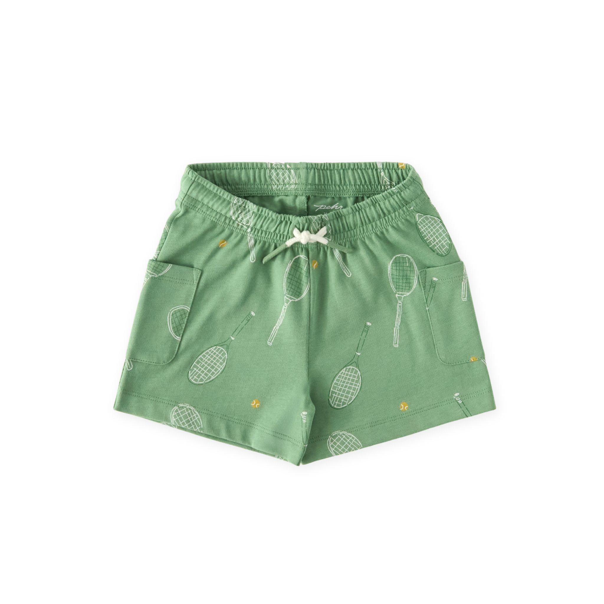 Pehr-Tennis Toddler Short-Doubles Green-1