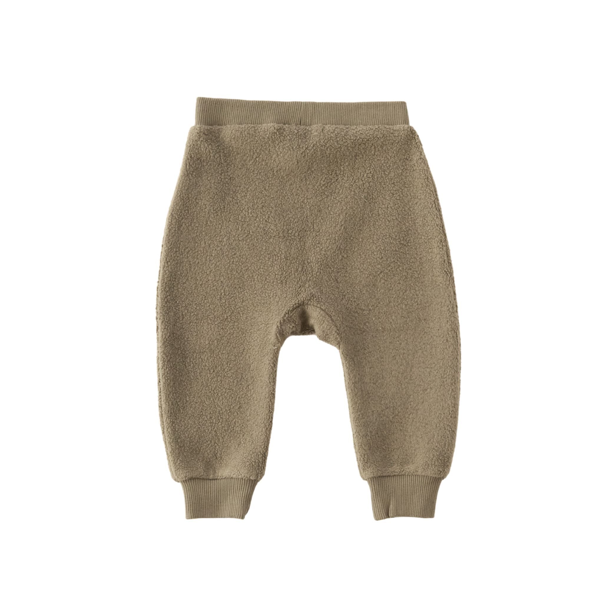 Pehr-Teddy Fleece Harem Pant-Moss-3