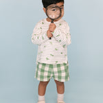 Pehr-Dropped Shoulder Long Sleeve Toddler Top-Leap Frog-4