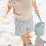 Pehr-Classic Terry Dropped Shoulder Short Sleeve Top-Sand-Toddler-2