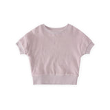 Pehr-Classic Terry Dropped Shoulder Short Sleeve Top-Lilac-1