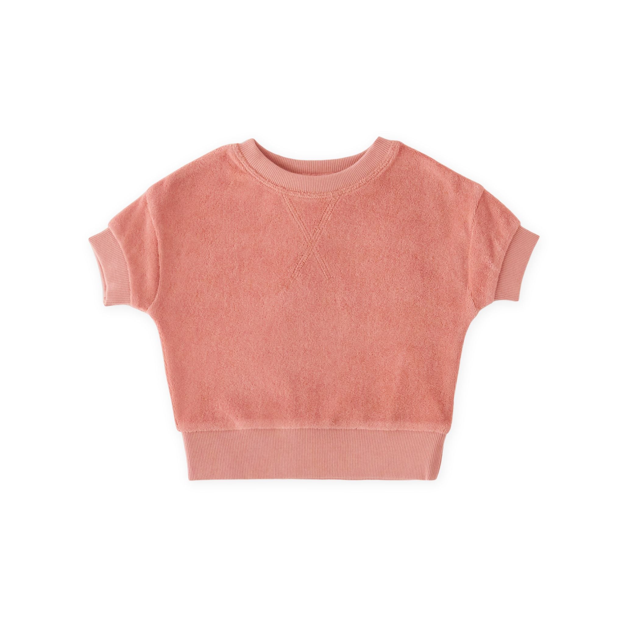 Pehr-Classic Terry Dropped Shoulder Short Sleeve Top-Shell-Toddler-1