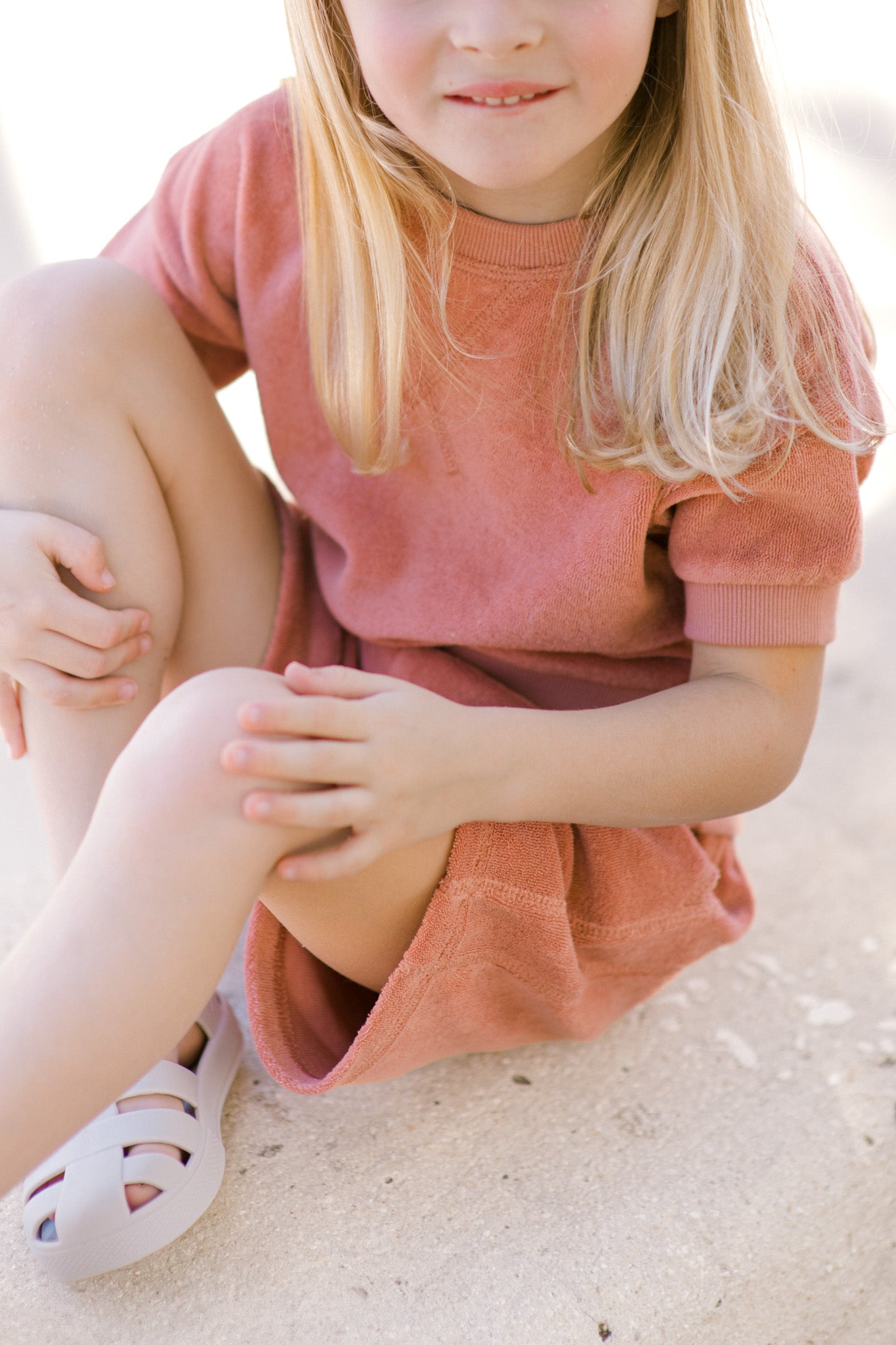 Pehr-Classic Terry Dropped Shoulder Short Sleeve Top-Shell-Toddler-3