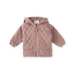 Pehr-Corduroy Kids Quilted Jacket-Thistle-1