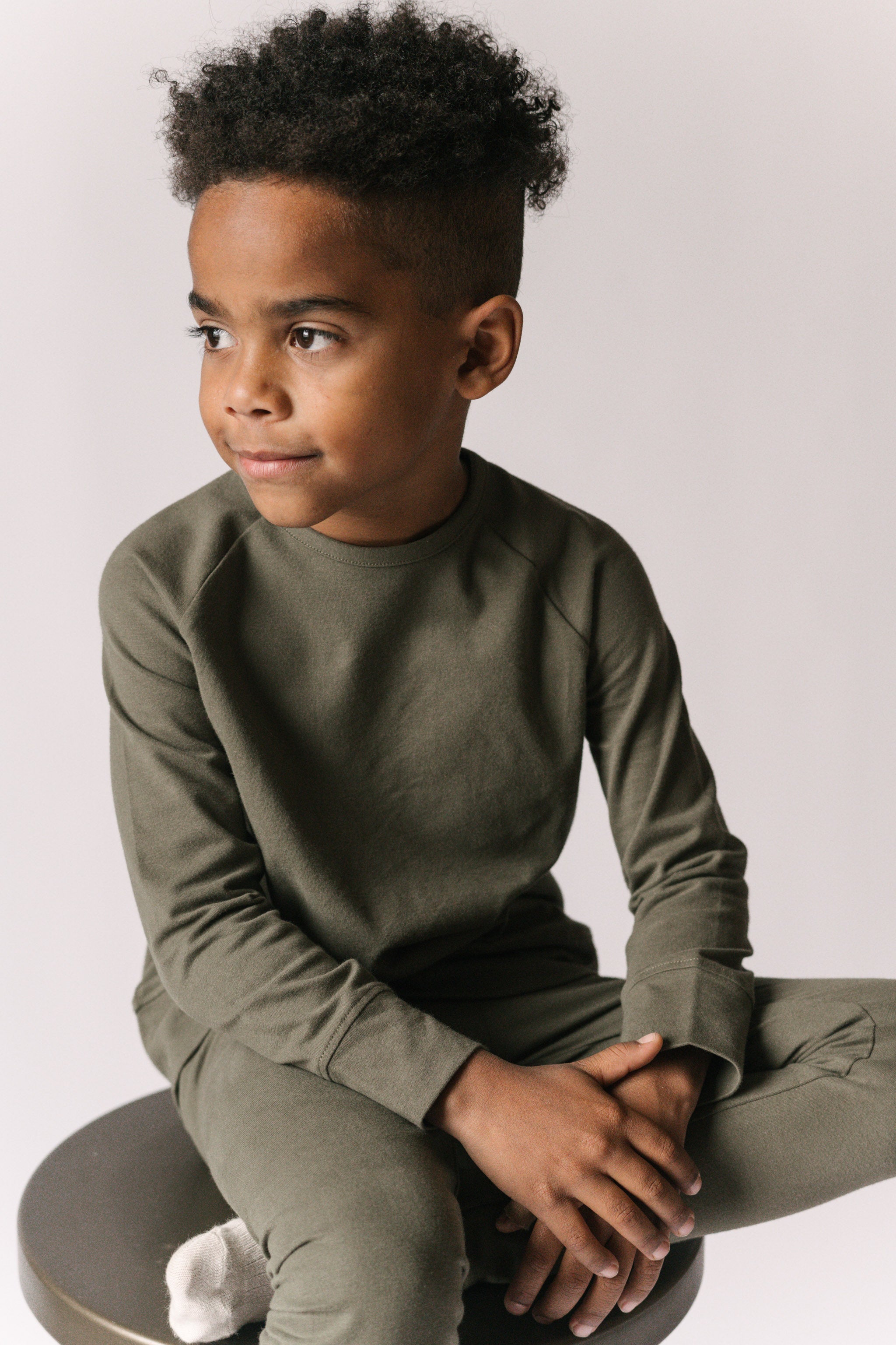 Pehr-Essentials Kids Top-Olive-3