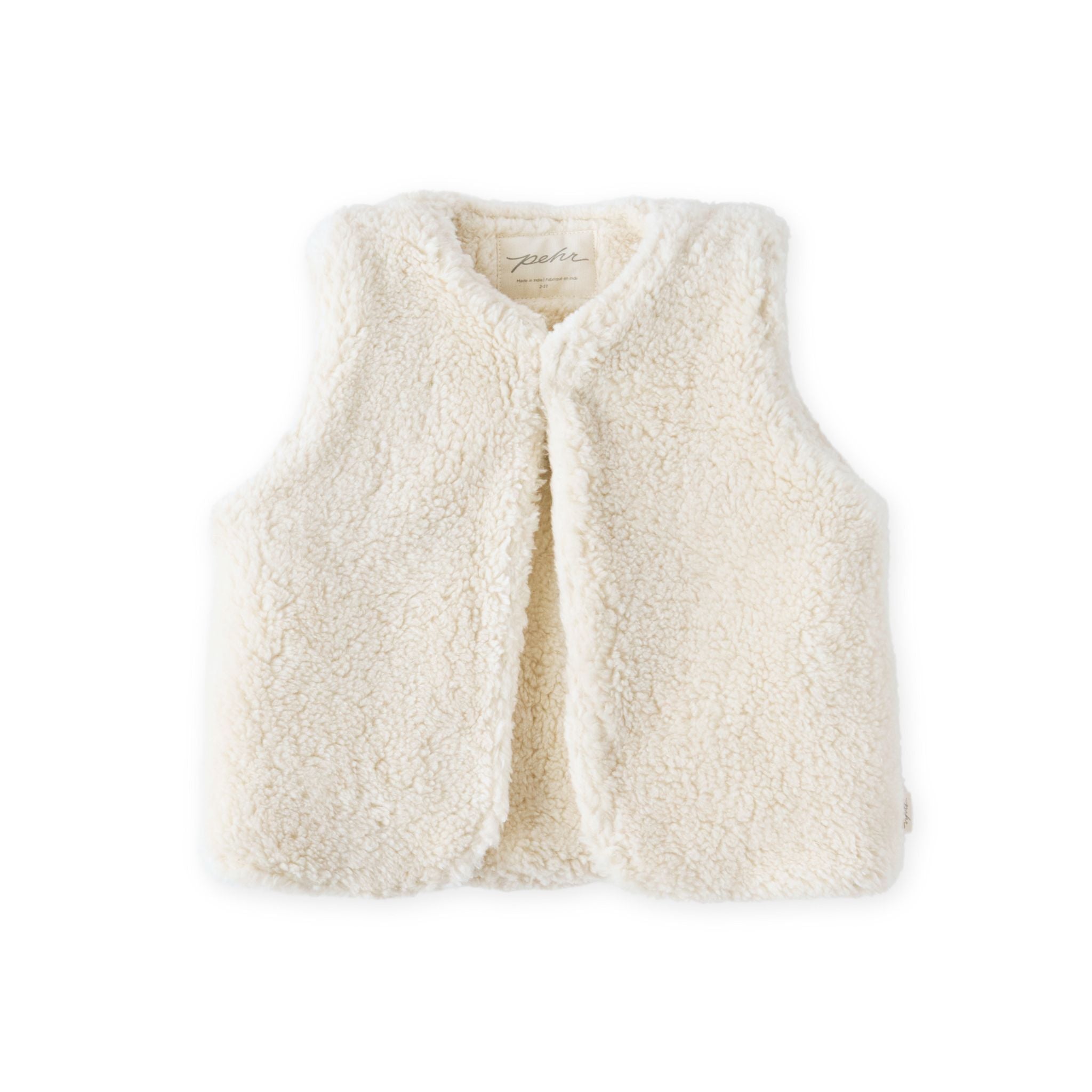 Pehr-Sherpa Vest-Natural-Toddler-8