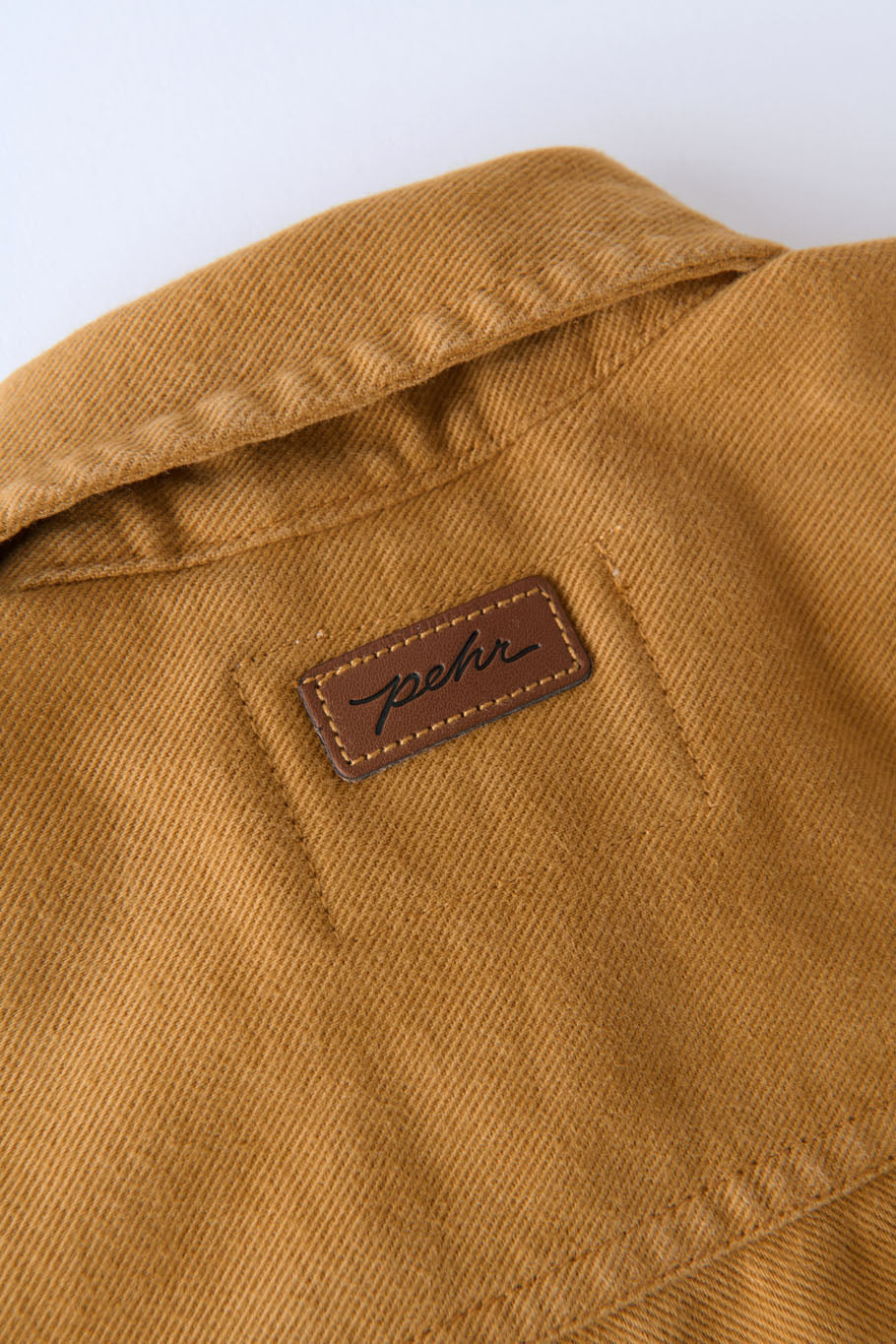 Pehr-Vintage Twill Chore Jacket-Caramel-5