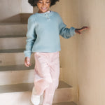 Pehr-Cotton Knit Toddler Sweater-Pond-3