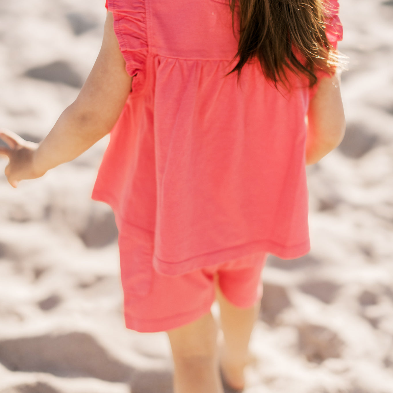 Pehr-Garment Dye Ruffle TShirt-Raspberry-4