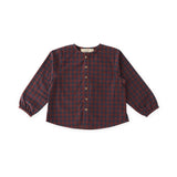 Pehr-Flannel Long Sleeve Top-Mulberry/Ink-1