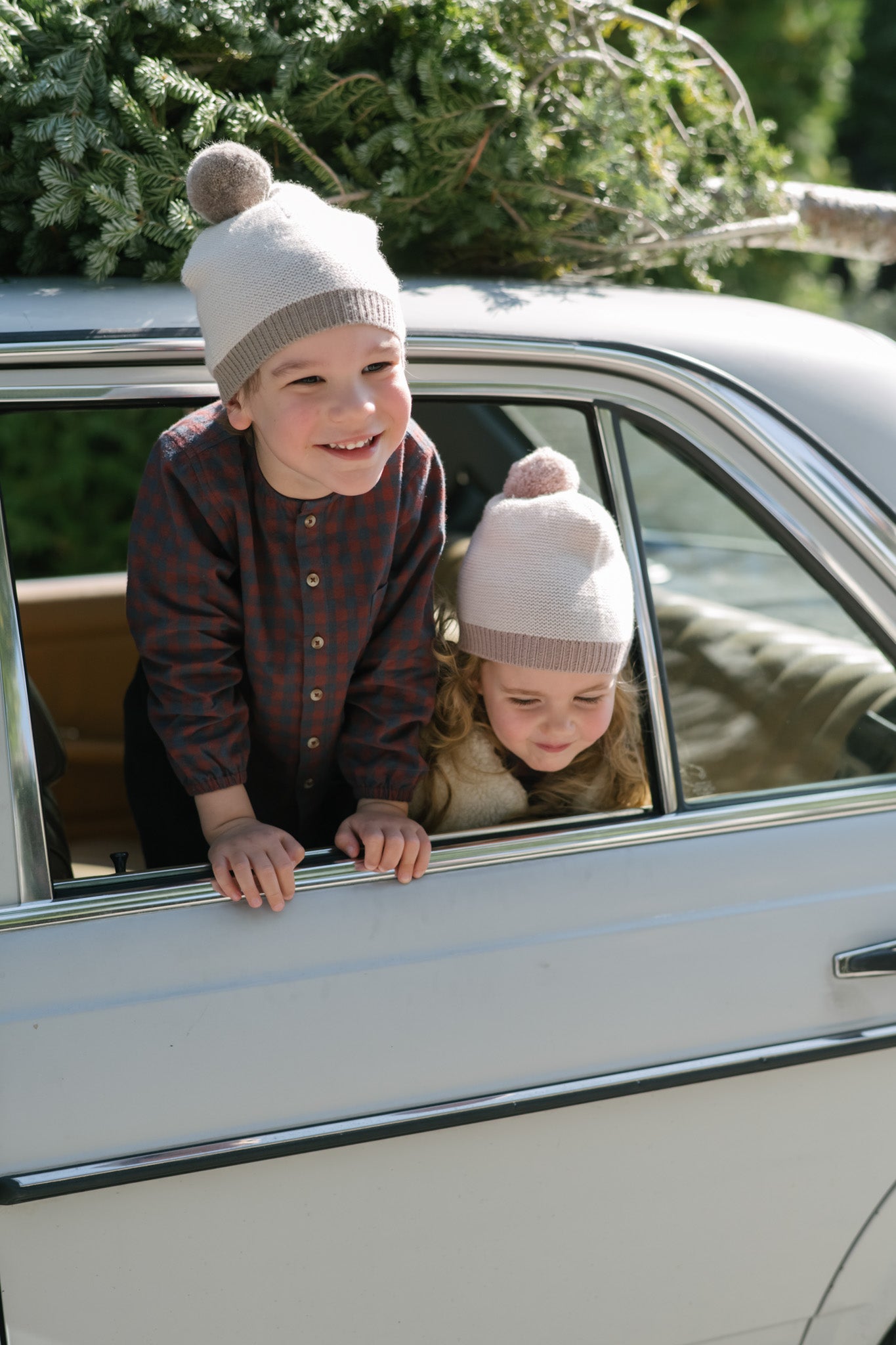 Pehr-Flannel Long Sleeve Top-Mulberry/Ink-8