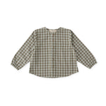 Pehr-Flannel Long Sleeve Top-Sage/Light Sage-1