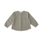 Pehr-Flannel Long Sleeve Top-Sage/Light Sage-1