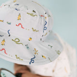 Pehr-Bucket Hat-Crawling Critters Blue-2