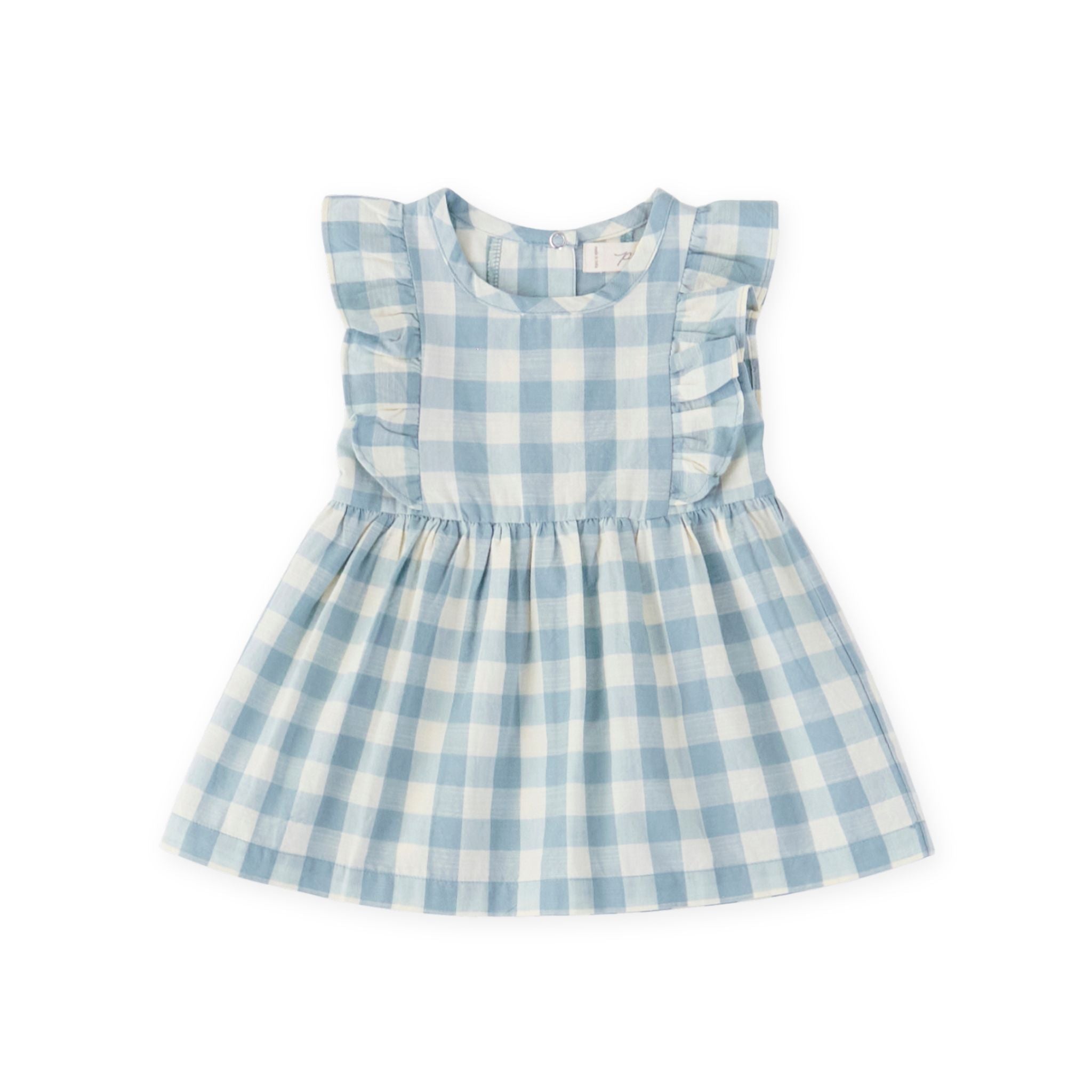 Checkmate Flutter Dress - Pond 5 T Checkmate Flutter Dress - Pond 5 T