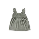 Pehr-Corduroy Kids Pinafore Dress-Sage-1