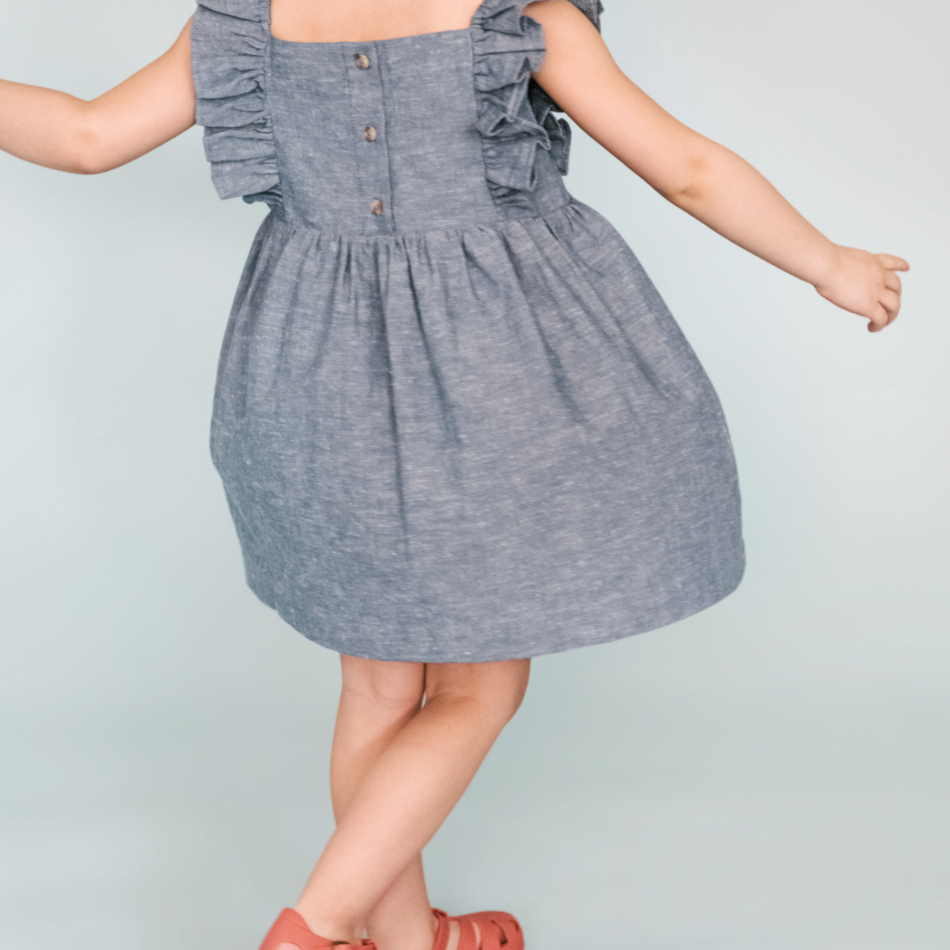 Pehr-Chambray Dress-Chambray-Toddler-4