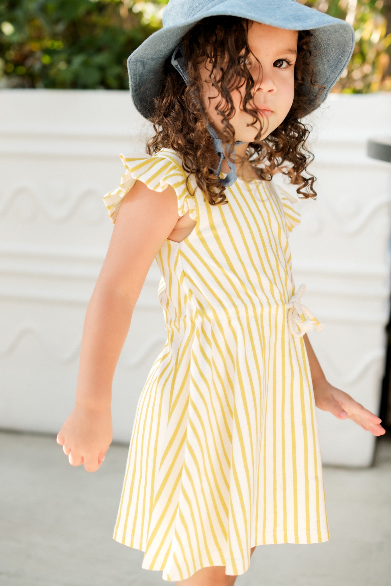 Pehr-Tank Dress-Stripes Away Marigold-Toddler-3