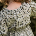 Pehr-Ruffle Puff Sleeve Dress-Forget-Me-Not-4