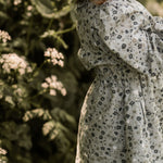 Pehr-Ruffle Puff Sleeve Dress-Forget-Me-Not-5