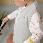 Pehr-Dropped Shoulder Long Sleeve Toddler Top-Into The Wild-4