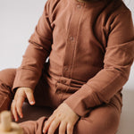 Pehr-Essentials Romper-Soft Clay-2